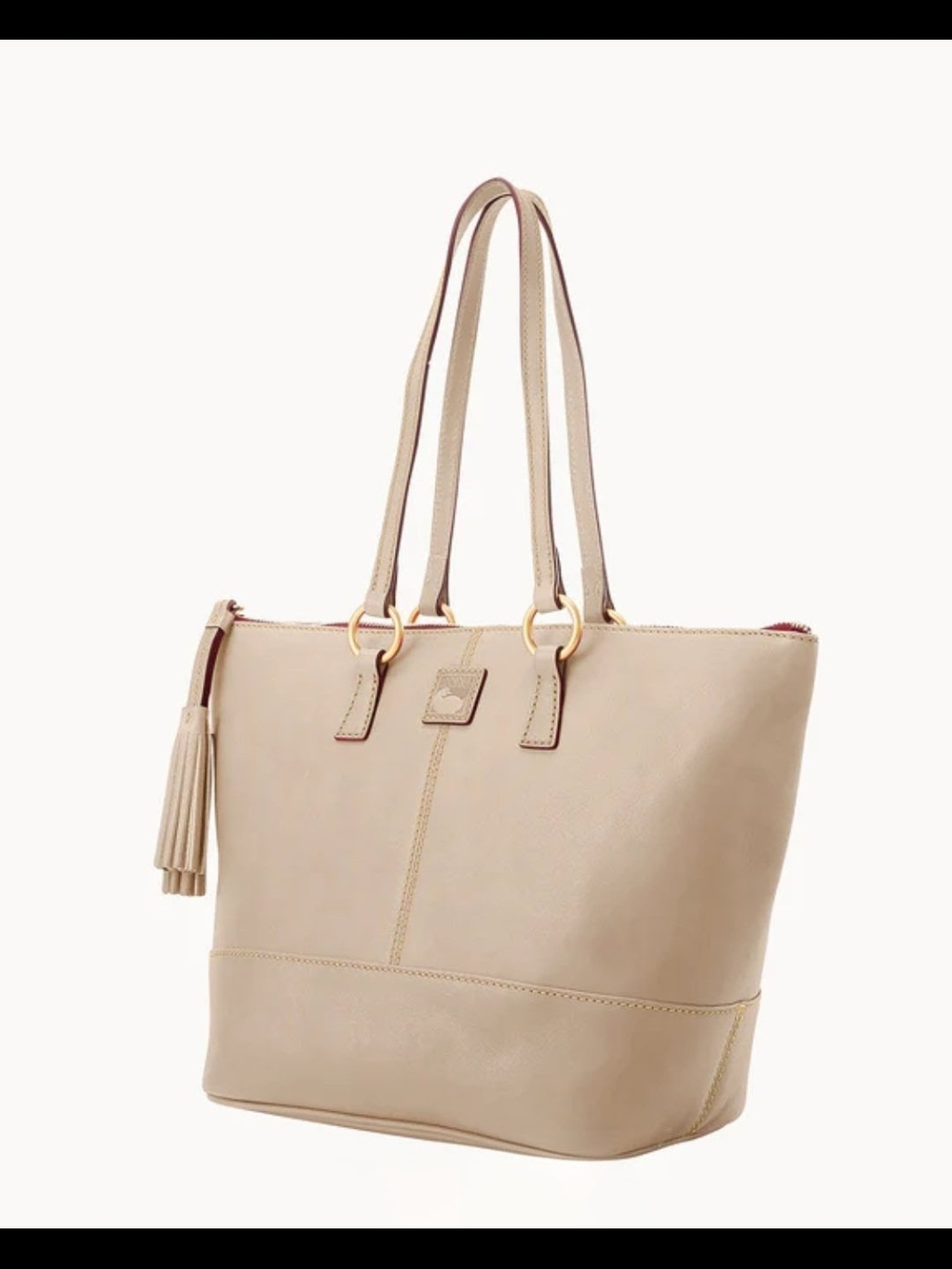 NWT! Dooney & Bourke Florentine Tote in LIGHT TAUPE - MSRP $498